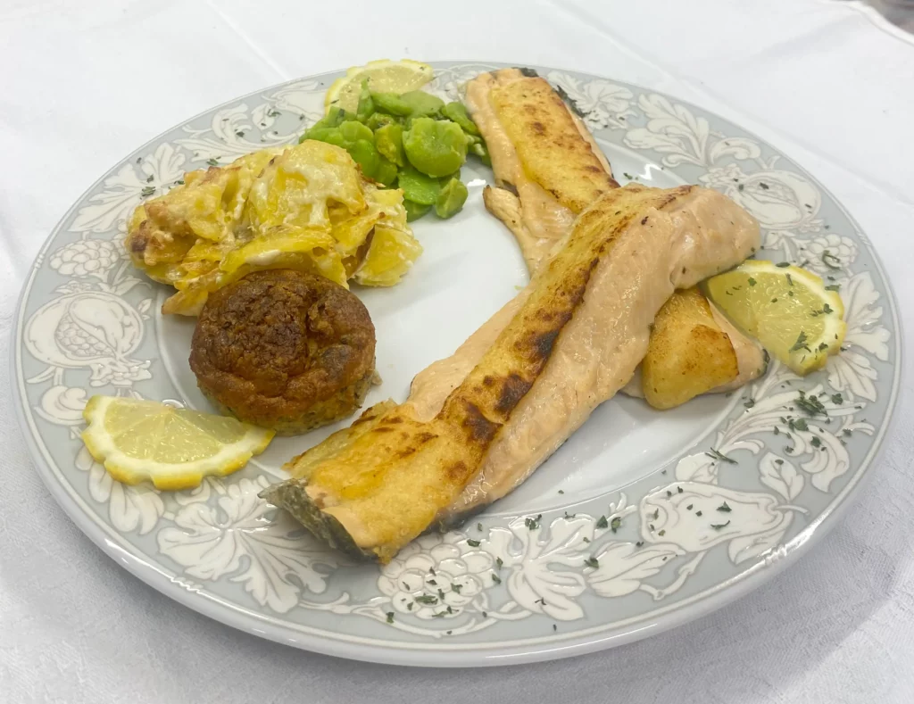 truite en croute de cantal